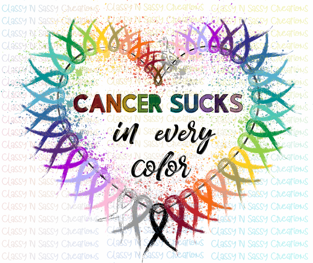Cancer sucks in every color