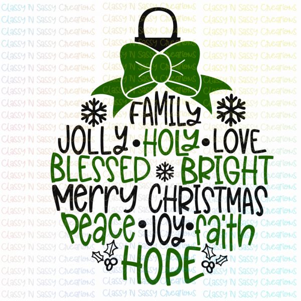 Christmas Ornament-Green