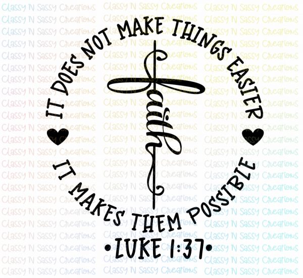 Faith - It does not make things easier