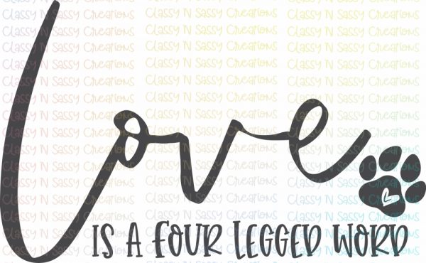 Love is a four legged word