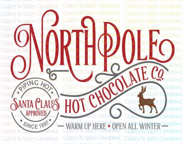 North Pole hot chocolate