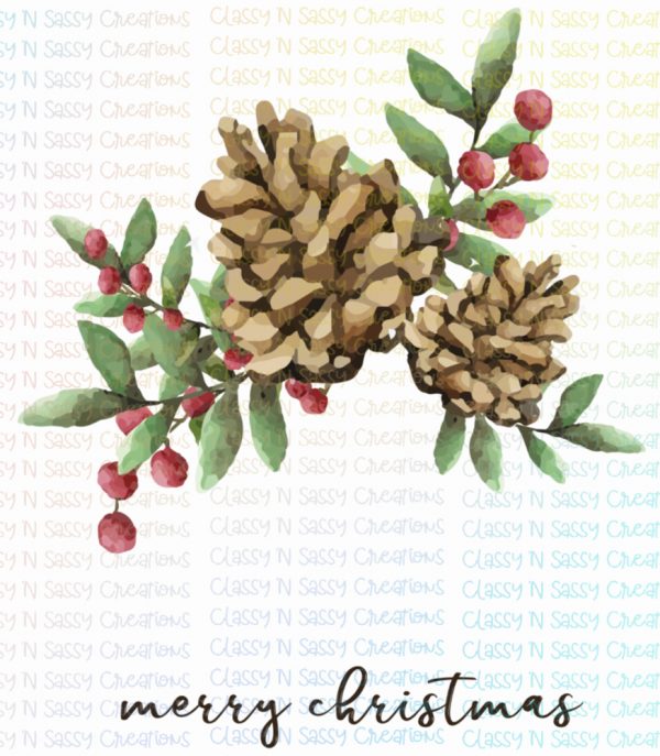 Merry Christmas - Pinecone