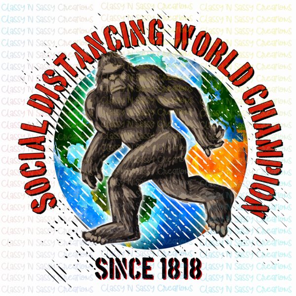 Social distancing world champion since 1818