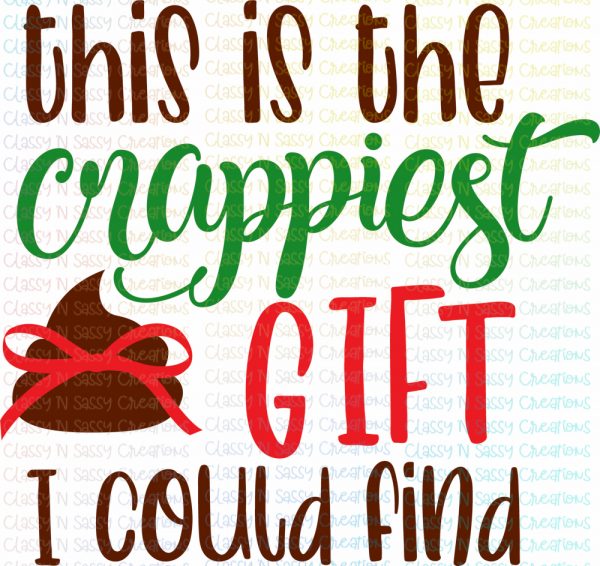 This is the crappiest gift I could find