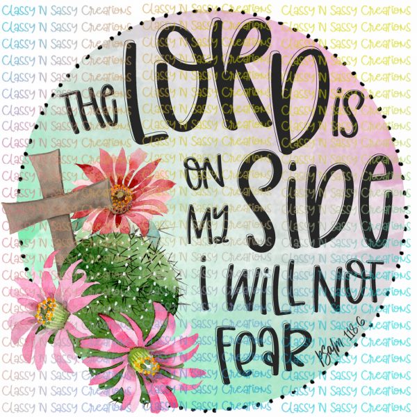 The Lord is on my side I will not fear
